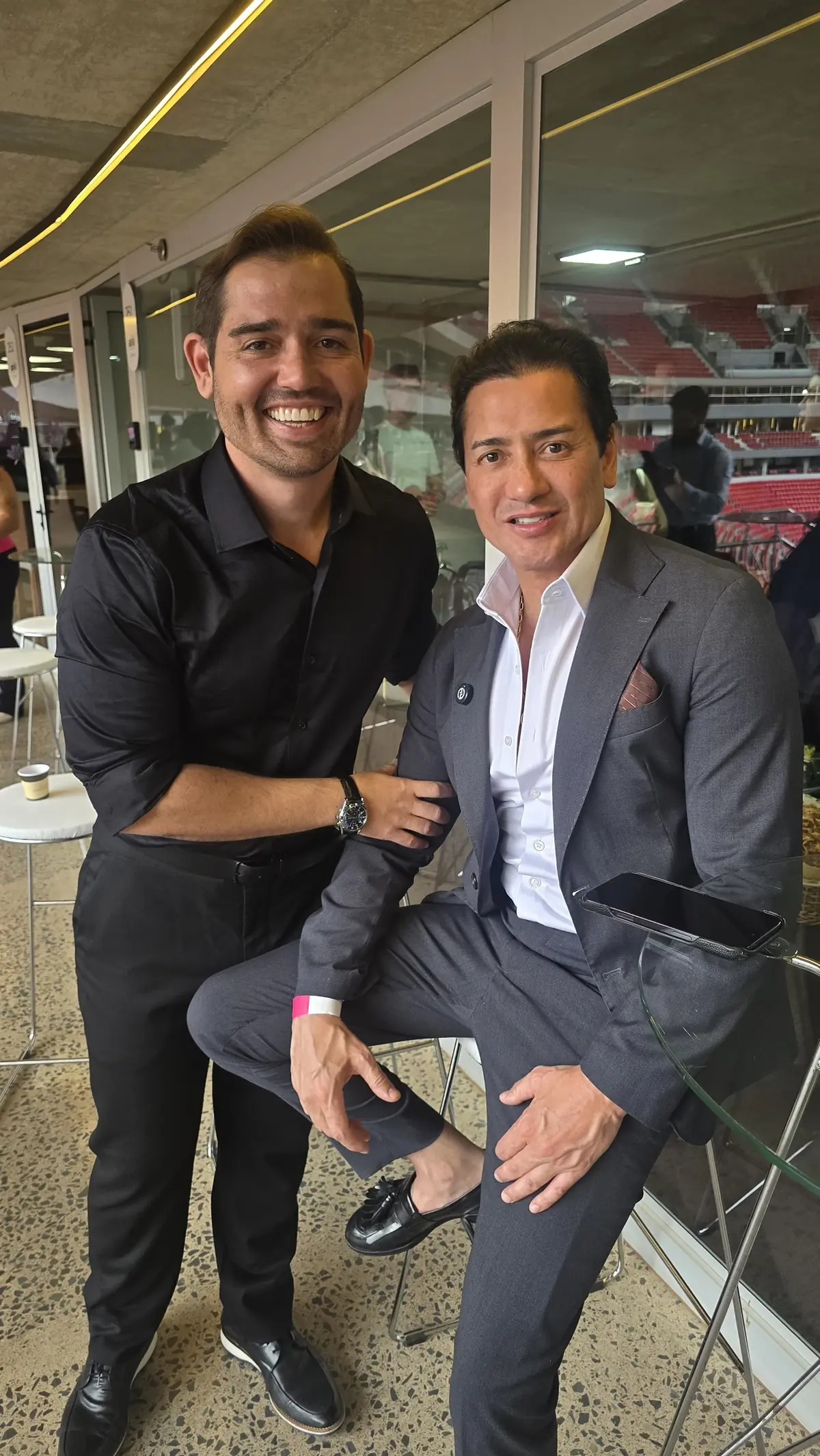 André Cherman e Dr. Viotto juntos em um encontro