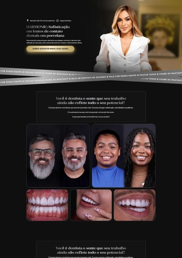 Projeto de odontologia do portfólio TOV